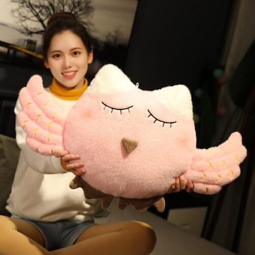 Creative Kawaii Owl Plush Toy Stuffed Animal Doll for Kids Baby Lovely Soft Pillow Cushion Gift