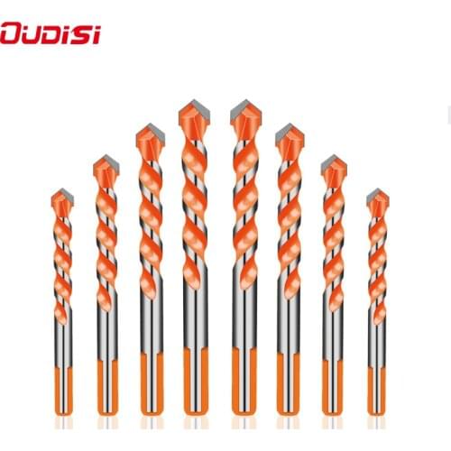 4/5/6/8/10/12cm Drill Bit Multi-functional Triangle Drill For Glass Ceramic Tile Concrete Brick Metal Marble Wood Hole Opener