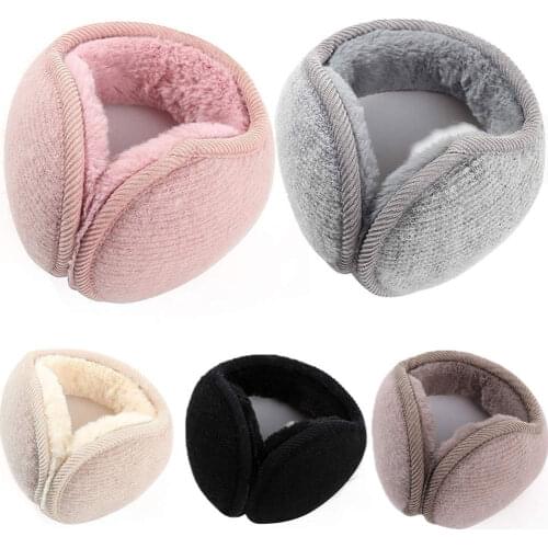 Fashion Women Ear Earmuffs Bandless Fleece Ear Outdoors Winter Warm Warmers Men Women Earcap Protect Ears Accessories