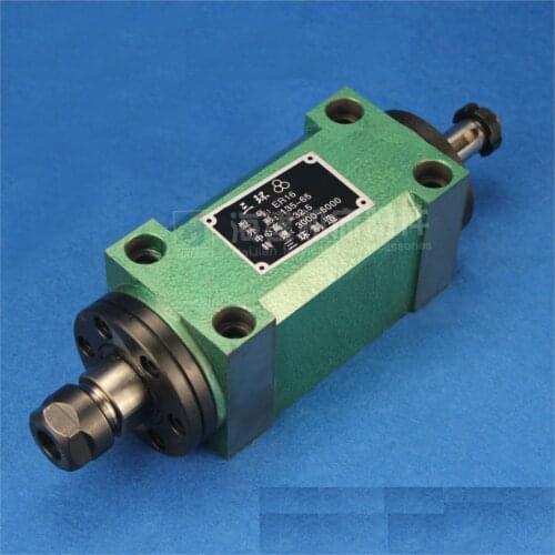 ER16 power head, drilling, boring, milling, tapping, spindle cutting