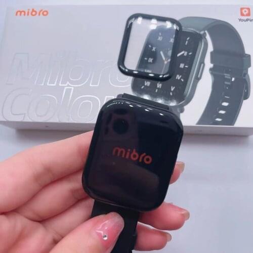 3D Curved Full Edge Soft Protective Film Cover Protection for Xiaomi Mibro color Smartwatch Scratch-resistant Screen Protector