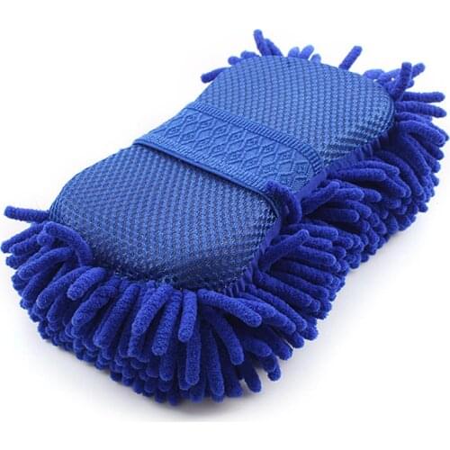 Super Car Wash Glove Car Hand Soft Towel Microfiber Chenille Car Cleaning Sponge Block Car Washing Supplies Car Wash Tools