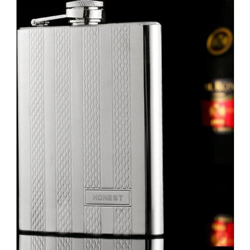 Hip Flask Set Portable 8 oz 304 Stainless Steel Hip Flask With Funnel Flagon Flasks Wine Beer Whiskey Pocket Bottle Alcohol