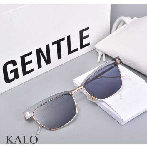 2020 New Fashion Metal Frame Men Women Sunglasses GENTLE KALO Polarized UV400 Square Sunglasses Women Men