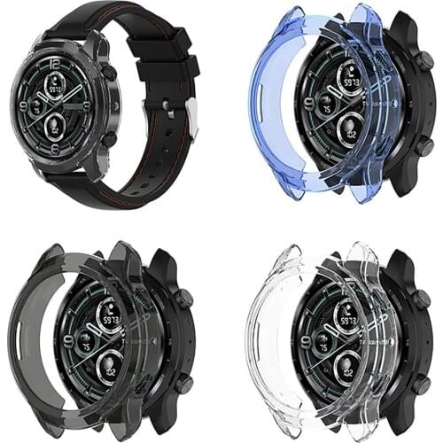 Hollow Protective Shell TPU Watch Protective Case Cover for Ticwatch Pro3/Pro3 Lite Watch