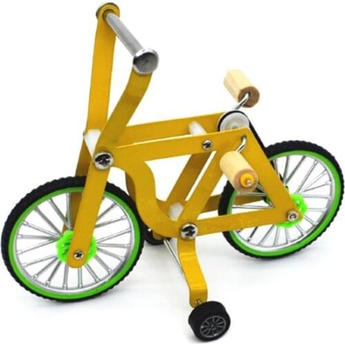 Bird Toys Parrot Puzzle Bicycle Toy for Small Medium Birds Intelligence Training Toys Improve Health 2 Sizes F19B