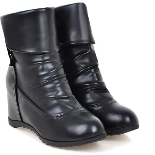 Women Add velvet to keep warm Boots black Sexy High Heels Women Shoes Genuine Leather Winter Boots classic Fashion Boots