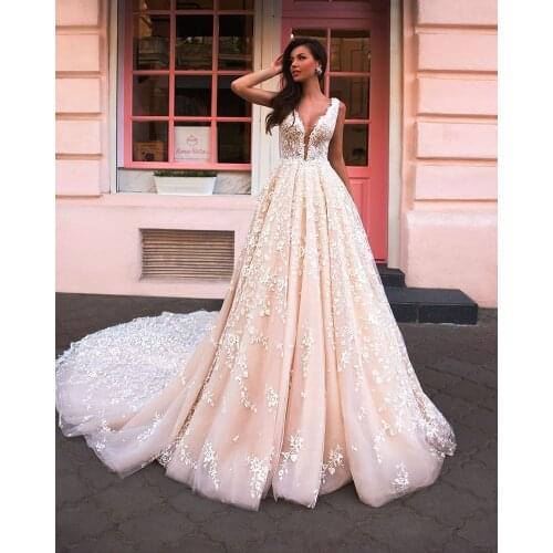 Hochzeitskleid A-Line Wedding Dress Off the Shoulder Princess Sukienka Na Wesele Backless Trouwjurk Luxury Vestidos De Noiva