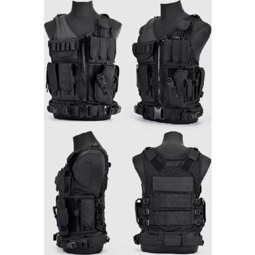 Tactical Military Vest Army Paintball Combat Assault Adjustable Armor