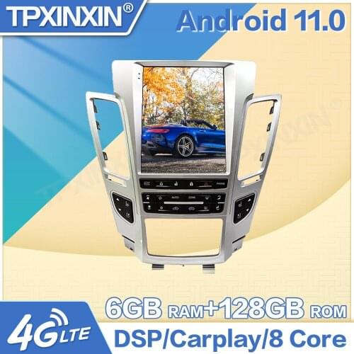 Telsa Style Vertical 6+128G For Cadillac CTS Old SRX Car Radio Player Auto GPS Navigation Multimedia Stereo Carplay 4G SIM
