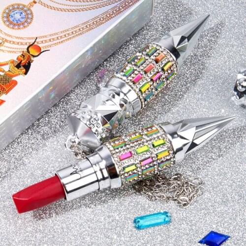 Three-color in 1 Lips Makeup Lipstick Queen Scepter Lipstick Matte Long Lasting Waterproof Moisture Delicate Soft Mist TSLM1