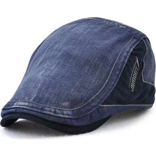 XEONGKVI British Wind Cotton Europe America Wash Do Old Visors Caps Spring summer Embroidery Letters Cotton Hats For Women Men