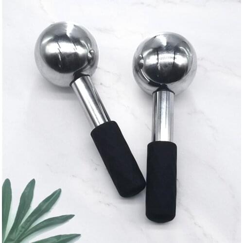 2Pcs Facial Ice Globes Face Skin Massager Cooling Eye Puffiness Relief Tools Beauty Skin Massage Globes Suitable For Tired Women
