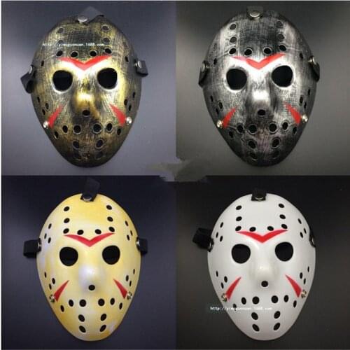 2020 Halloween WHite Porous Men Mask Jason Voorhees Freddy Horror Movie Hockey Scary Masks For Party Women Masquerade Costumes