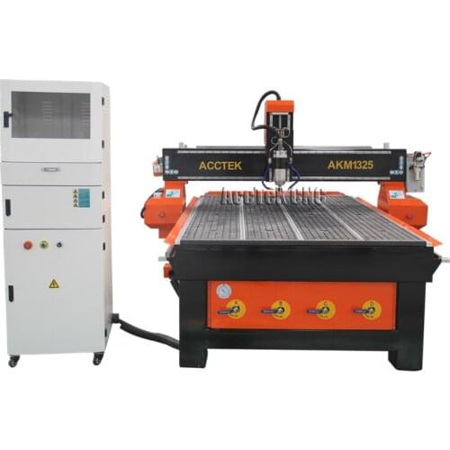 3 Axis Woodworking / PVC CNC Router 1325 NC Studio Controller Cnc Router For Wood Cabinet Engraving And Cutting