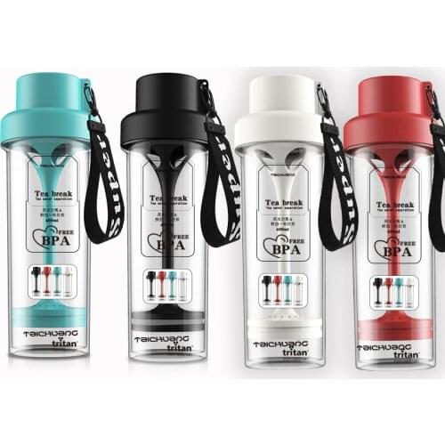 400ml Water Bottle Fruit infusion bottle Infuser Drink Outdoor Sports Juice lemon Portable Acryl Kettle