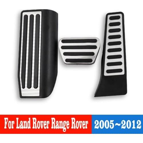 For Land Rover Range Rover 2005-2012 Car Pedals Accessories Car Accelerator Footrest Brake PedalPads Interior Refit Parts