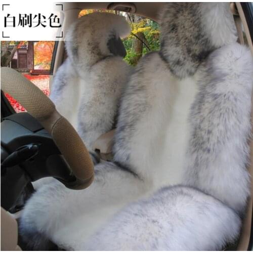 100%Natural fur Australian sheepskin car seat covers universal size,6 colors,Long Hair for car lada granta for car kalina priora