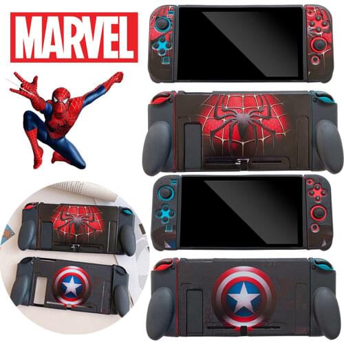 Disney Marvel SpiderMan for Switch Case Shell Protective Split Housing Box for Nintendo Switch Accessories NS Console TPU Fundas