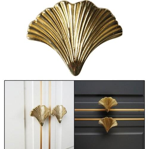 Creative Vintage Style Leaf Shaped Handles Wardrobe Cabinet Dresser Drawer Pulls Knobs w/Screws for Kitchen Bathroom