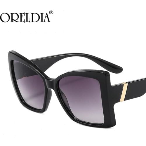 Oversized Cat Eye Sunglasses Women Men Fashion Big Frames Sun Glasses Shades Eyewear Lady Luxury Brand Designer Eyeglasses UV400