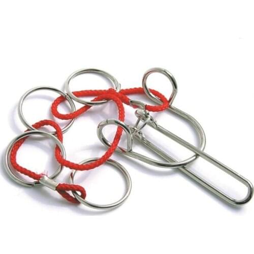 New IQ String Brainteaser Metal Puzzle High Difficulty Level