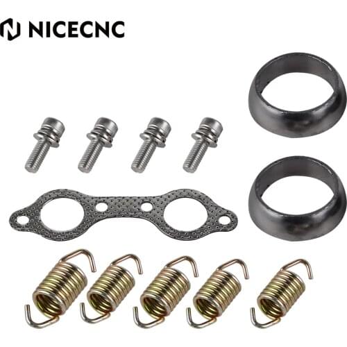 Pipe Manifold Gasket Inlet Outlet Gaskets Springs Bolt For Polaris Sportman 600 2003-2006 700 2002-2007 2004 05 5811511 3610047