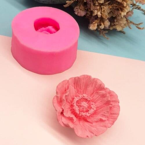 Yumei flower silicone mold chocolate mousse ice cream baking tool hand drop glue plaster mold soap mold