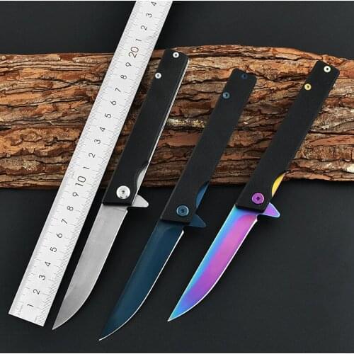 Homir D2 Steel Folding Knife Wilderness Self-defense Outdoor Knife Folding Knife Tactical Knife EDC Survival Knife