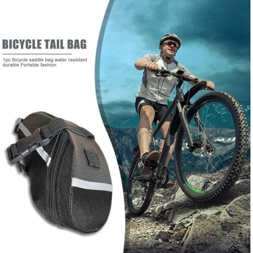 Bike Saddle Bag Pannier Cycling Seat Pouch MTB Bicycle Rear Tail Storage Bags Portable Waterproof Cycling Elements