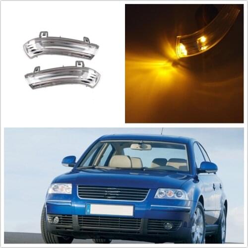 LED Mirror Light For VW Passat B5 2003 2004 2005 Door Side LED Mirror Turn Signal Indicator Lights