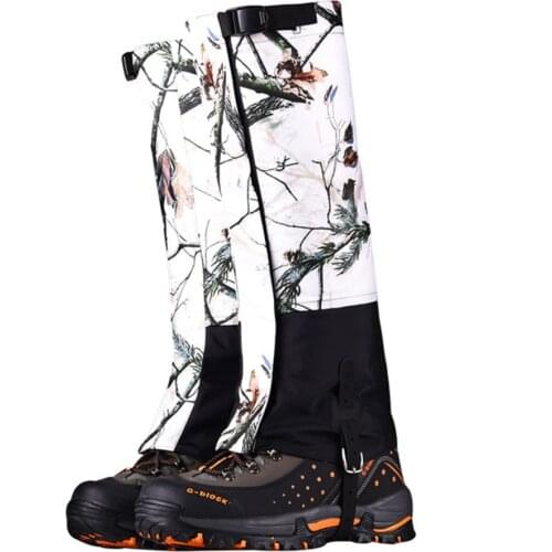 Waterproof Snow Leg Gaiters Shoes Warmer Snake Shoe Cover Tourist Outdoor Skiing Camping Trekking Climbing Hunting Boot Legging