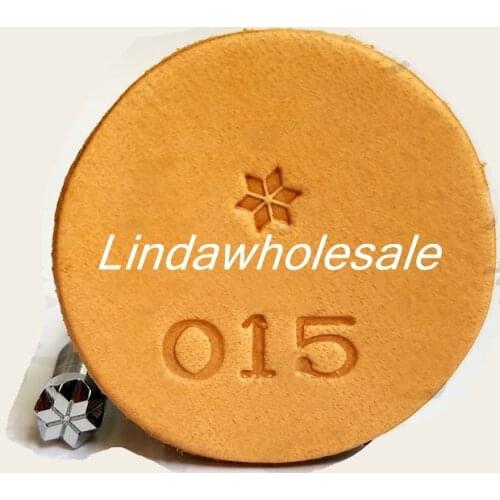 Japanese Craft Printing Tools O15,Handmade DIY leather tools,leather carving printing tool