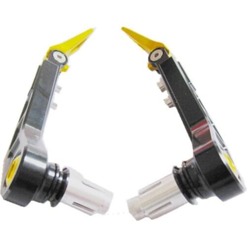 Gold CNC Pro Protector Brake Clutch Levers Guards For Universal Bikes Motorcycle 7/8" & 1" Handle Bars