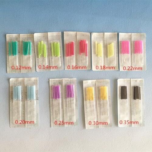 0.16 x 13mm hand head Facial detox thin needle 500 /box Disposable Sterile Acupuncture Needles with no tube plastic handle