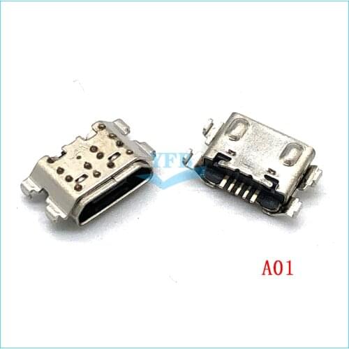 10PCS For Samsung Galaxy A01 A015 A015F/DS A52 A525F A526B A72 A725F A726B USB Charge Charging Connector Plug Dock Socket Port