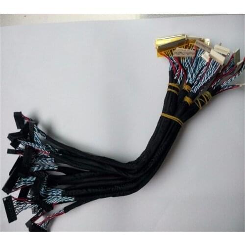 18pcs LVDS Cable Most Used Universal LVDS Cable for LCD Panel Support 14-26 inch Screen general LCD screen