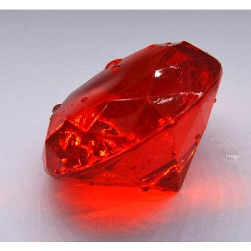 40mm Plastic Crystal Large Diamond Jewelry Ornament DIY Art Centerpiece Craft Clear Gems Birthday Party Wedding