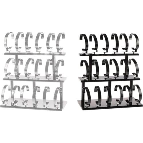 Acrylic Three-Layer 18-Digit Watch Display Storage Rack