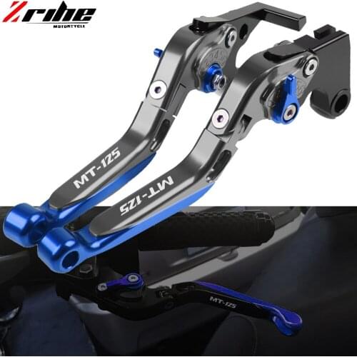 Motorcycle Aluminum Adjustable Foldable Handle Levers Brake Clutch Lever For YAMAHA MT125 MT-125 MT 125 2014 2015 2016 2017 2018