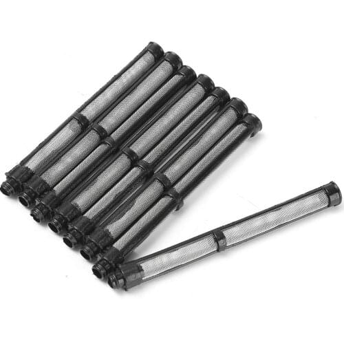 10Pcs Airless Spray Gu n Filter 4.3'' 60 Replacement Mesh Filter for gracos Airless Paint Spray Gu n Power Tools