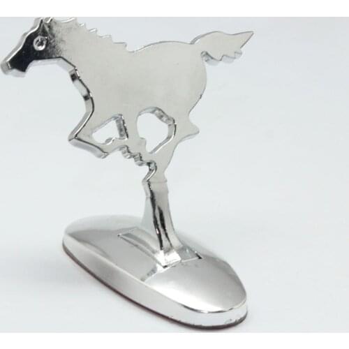 1pc metal quality standing car hood bonnet badge emblem with Horse or Volga GAZ Deer logos for all car makers DIY Decoration