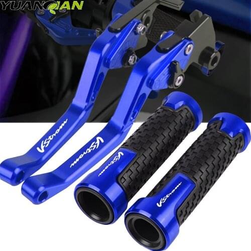 Motorcycle CNC Adjustable Foldable Brake Clutch Lever Handle Grips FOR SUZUKI DL650 DL1000 V-STROM VSTROM V STROM DL 1000 650