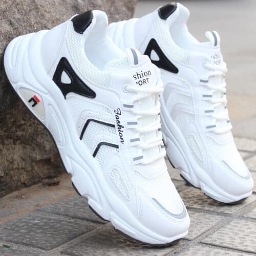 Mens sports shoes breathable mesh outdoor sports shoes fashion mens shoes portable breathable running shoes high quality