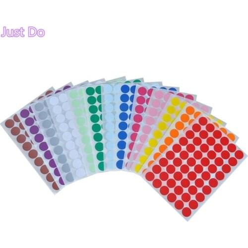 20sheets A4 sheet Round Circles Sealing Stiker 3cm Dot Stickers for DIY Scrapbooking Crafts Making Blank Paper Sticker