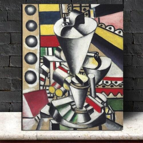 Fernand Legor Wallpaper Canvas Painting Print Living Room Home Decoration Modern Wall Art Oil Painting Posters Pictures Artwork