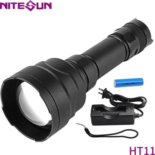 NITESUN HT11 Hunting Light 1*CREE V3 LED MAX 650 lumens beam distance 650M night hunting zoom IPX-8 waterproof flashlight