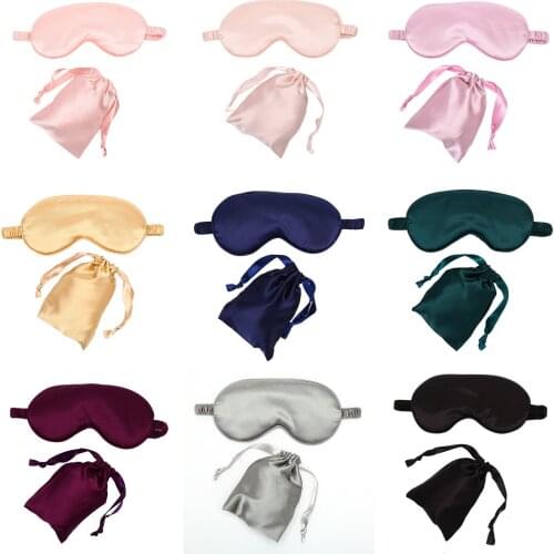 Eyepatch Nap Eye Patch Rest Blindfold Eye Cover Sleeping Mask Night Eyeshade Women Imitated Silk Sleep Eye Mask Portable Travel