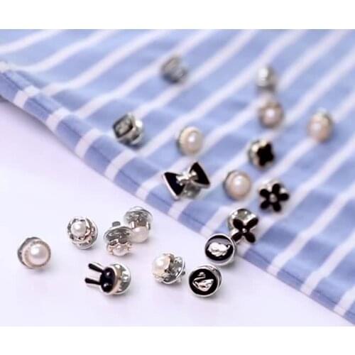 10-11mm Snap Fastener Metal Buttons Fashion Clothing Brooches for Women Shirt Fit Adjust Self Free Nail Twist Sewing Buttons