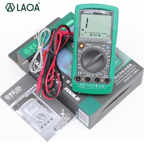 LAOA Professional Multimeter Auto Repair Digital Multimeter Overload Protect Car Test
